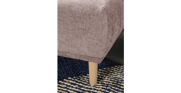 ECKSOFA Altrosa Flachgewebe - Buchefarben/Altrosa, KONVENTIONELL, Holz/Textil (144/230cm) - Carryhome