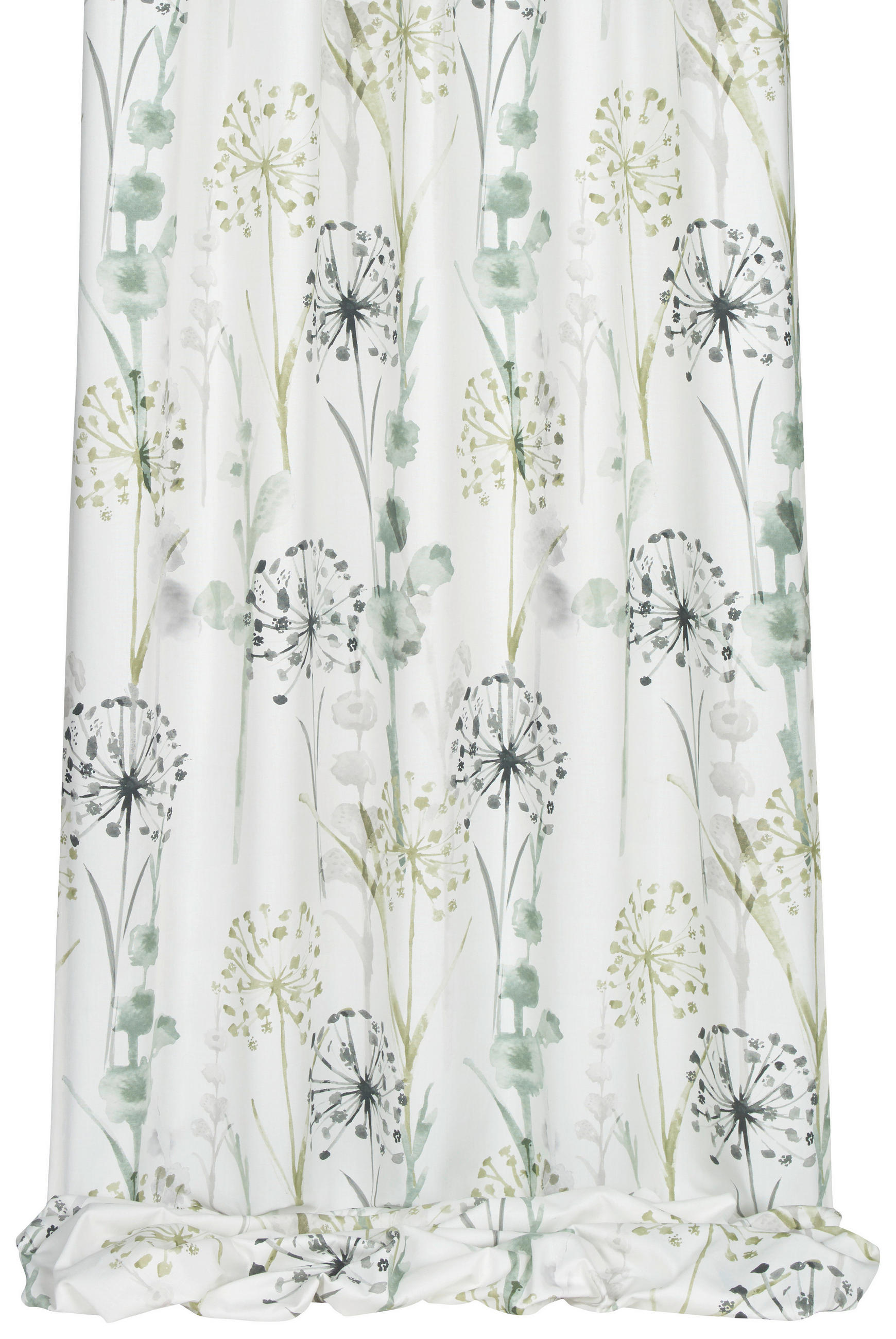 DEKOSTOFF per lfm blickdicht  - Grau/Grün, KONVENTIONELL, Textil (140cm) - Esposa