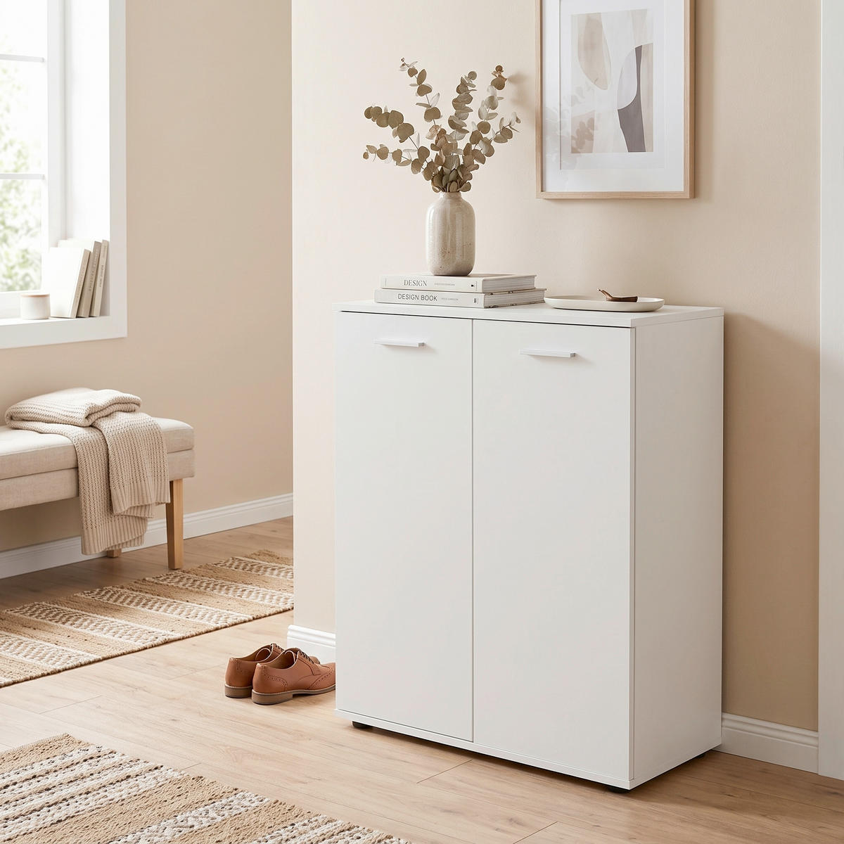 KOMMODE , 71/104/35 cm,  - Alufarben, KONVENTIONELL, Holzwerkstoff (71/104/35cm) - MID.YOU