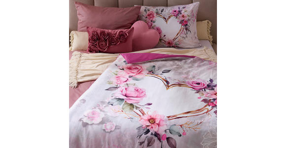 WENDEBETTWÄSCHE TANJA Satin 140/200 cm  - Multicolor, Trend, Textil (140/200cm) - Esposa