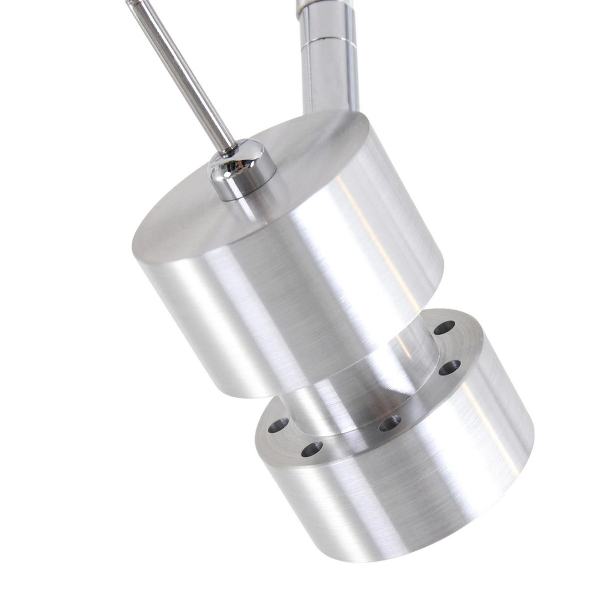 DECKENLEUCHTE 12/12/12 cm   - Silberfarben, Trend, Metall (12/12/12cm)