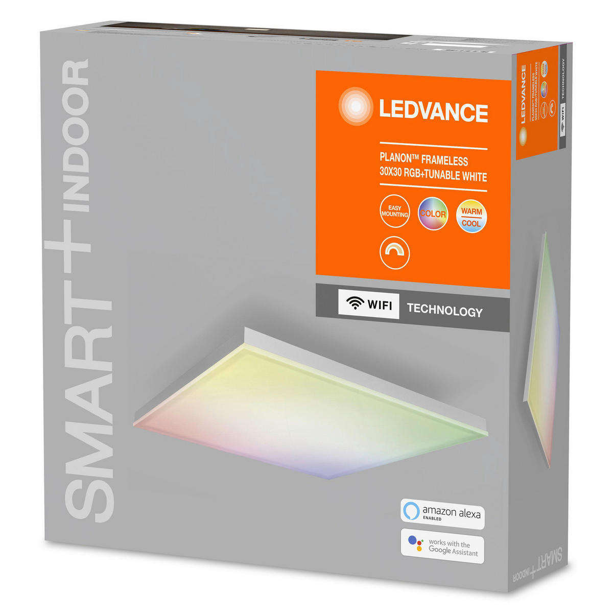 LED-PANEEL Smart+ WiFi Planon Frameless 30/30/6,9 cm   - Weiß, Basics, Metall (30/30/6,9cm) - Ledvance
