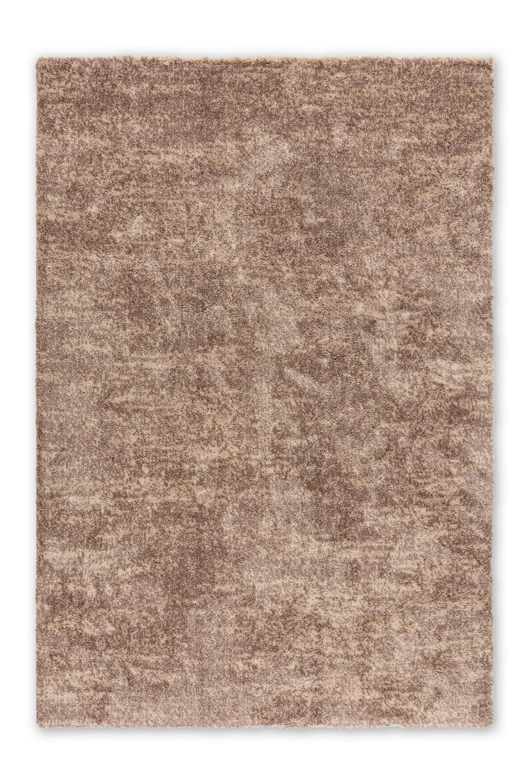 HOCHFLORTEPPICH 133/190 cm Salerno Taupe  - Taupe, KONVENTIONELL, Textil (133/190cm) - Novel