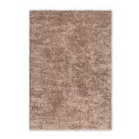 HOCHFLORTEPPICH 133/190 cm Salerno Taupe  - Taupe, KONVENTIONELL, Textil (133/190cm) - Novel