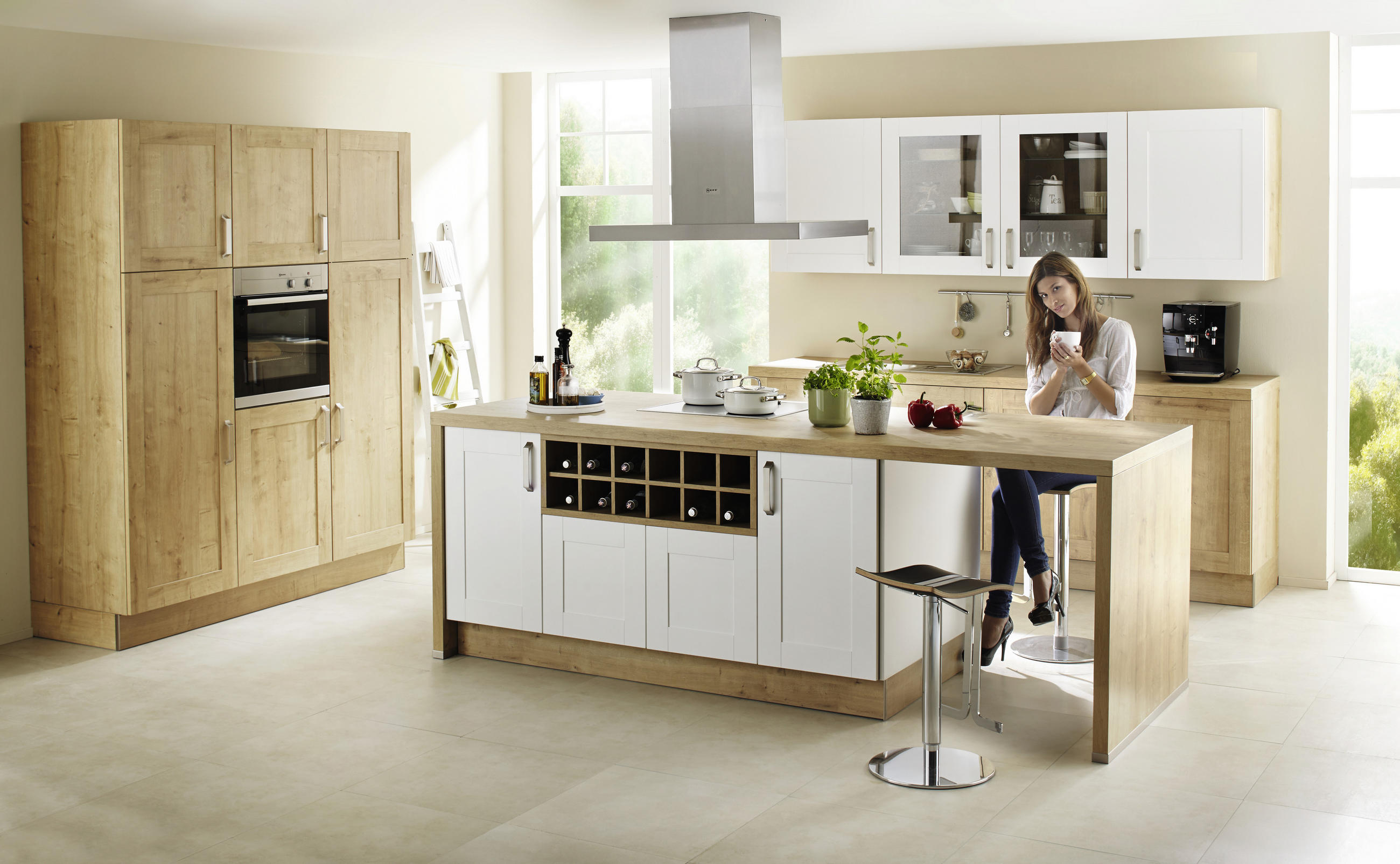 EINBAUKÜCHE   - LIFESTYLE, Holzwerkstoff - Dieter Knoll
