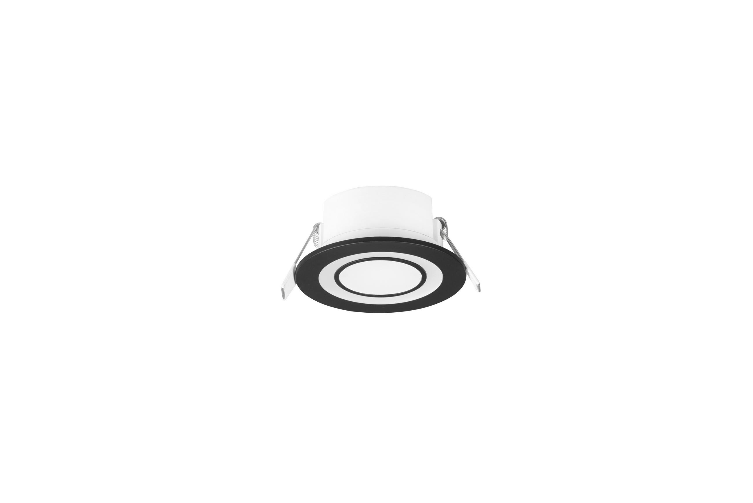 LED-EINBAUSPOT 8,2/3,5 cm   - Schwarz, Basics, Kunststoff (8,2/3,5cm) - Trio Leuchten