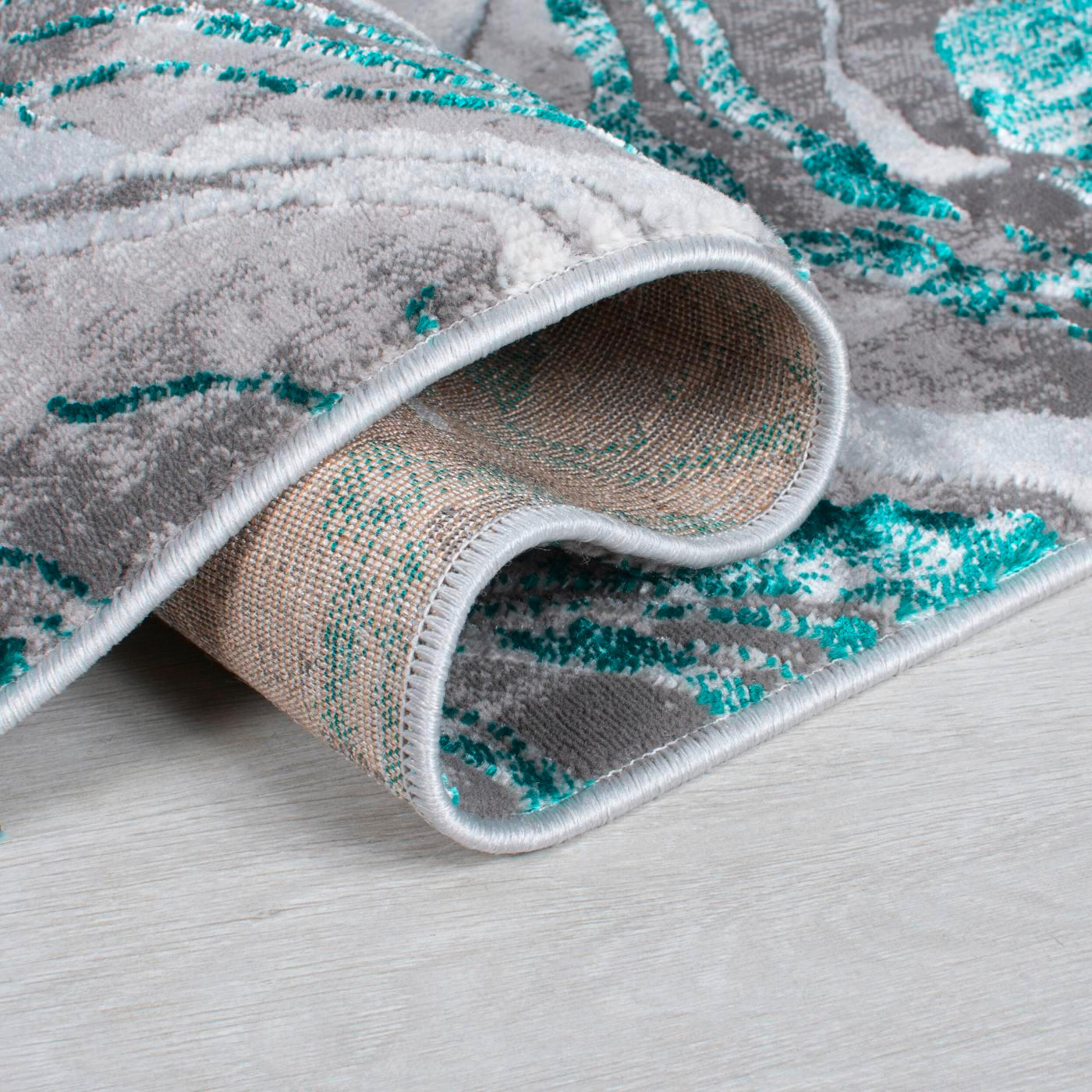 SZŐTT SZŐNYEG   - bézs/smaragdzöld, Basics, textil (160/230cm)