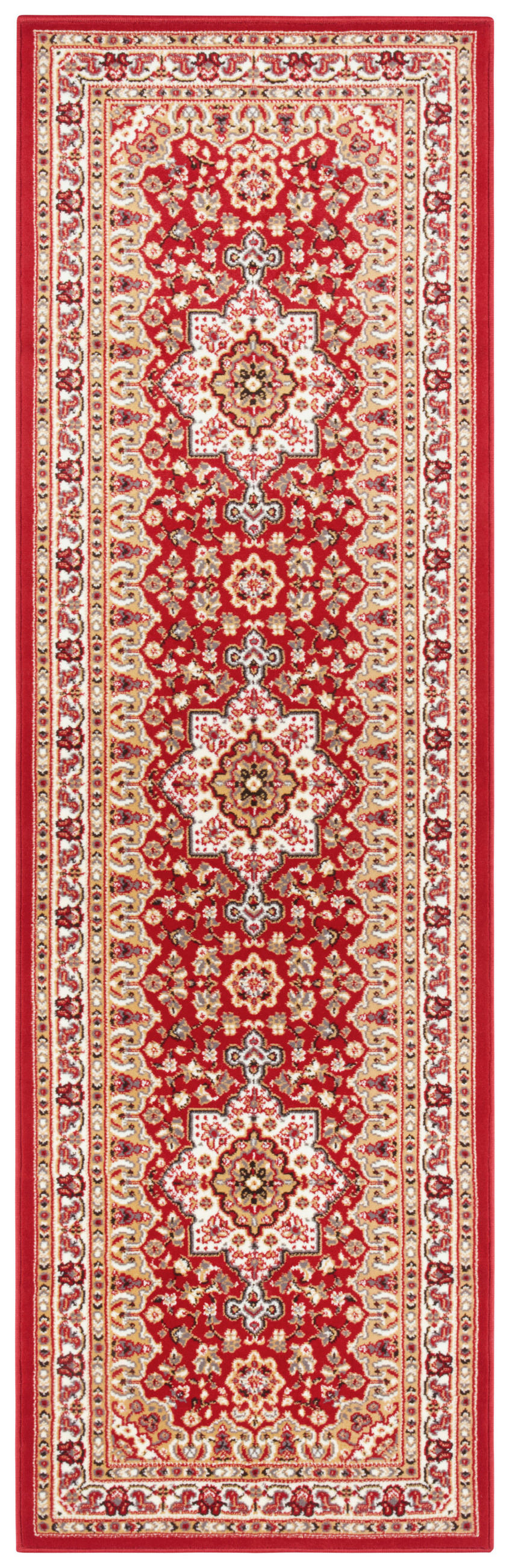 LÄUFER 80/250 cm Mirkan  - Rot/Multicolor, Basics, Kunststoff/Textil (80/250cm)