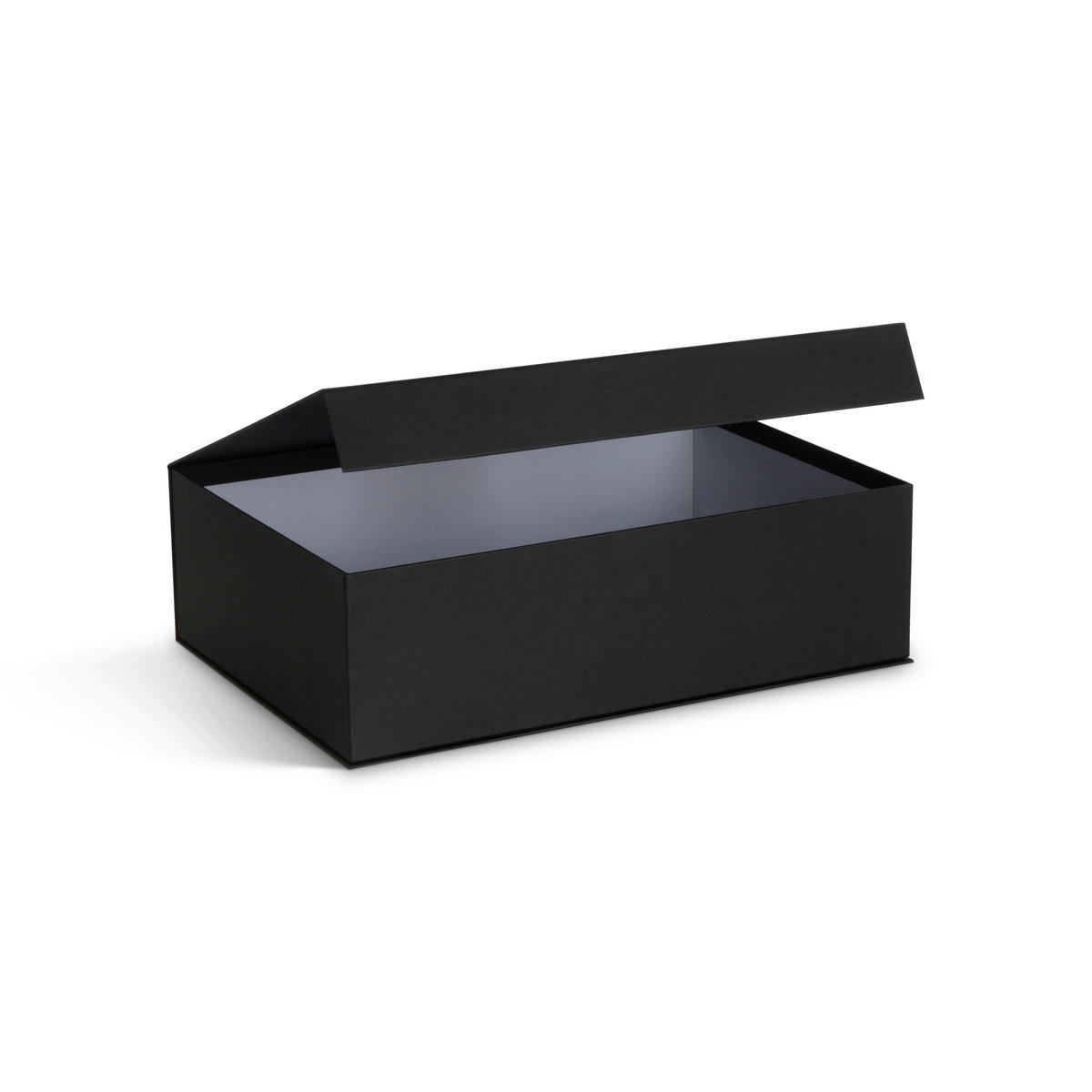 AUFBEWAHRUNGSBOX    29.5/42.5/13 cm  - Schwarz, Basics, Karton/Papier (29.5/42.5/13cm)