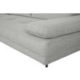 ECKSOFA in Webstoff Olivgrün  188/296 cm  - Schwarz/Olivgrün, Design, Textil/Metall (188/296cm) - Xora