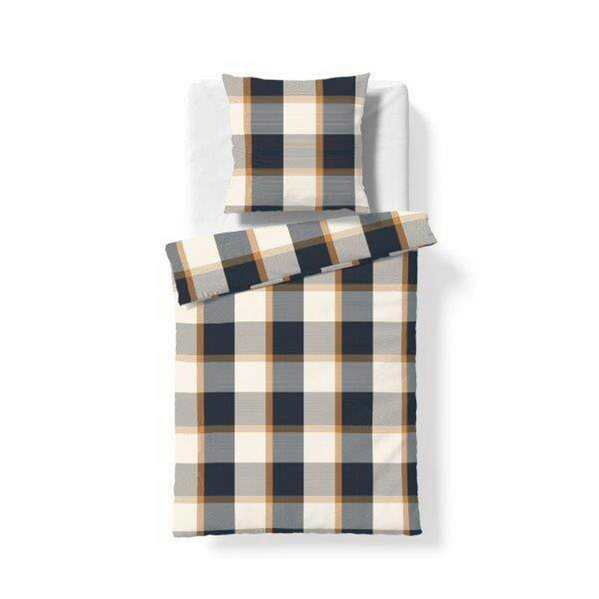 BETTWÄSCHE Flanell 155/220 cm  - Blau, Design, Textil (155/220cm) - Fleuresse