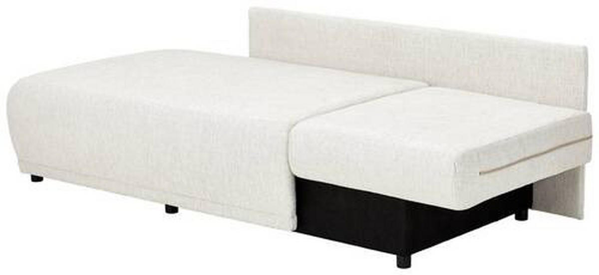 CHAISELONGUE Chenille Sandfarben  - Sandfarben/Schwarz, KONVENTIONELL, Kunststoff/Textil (171/73/93cm) - Carryhome