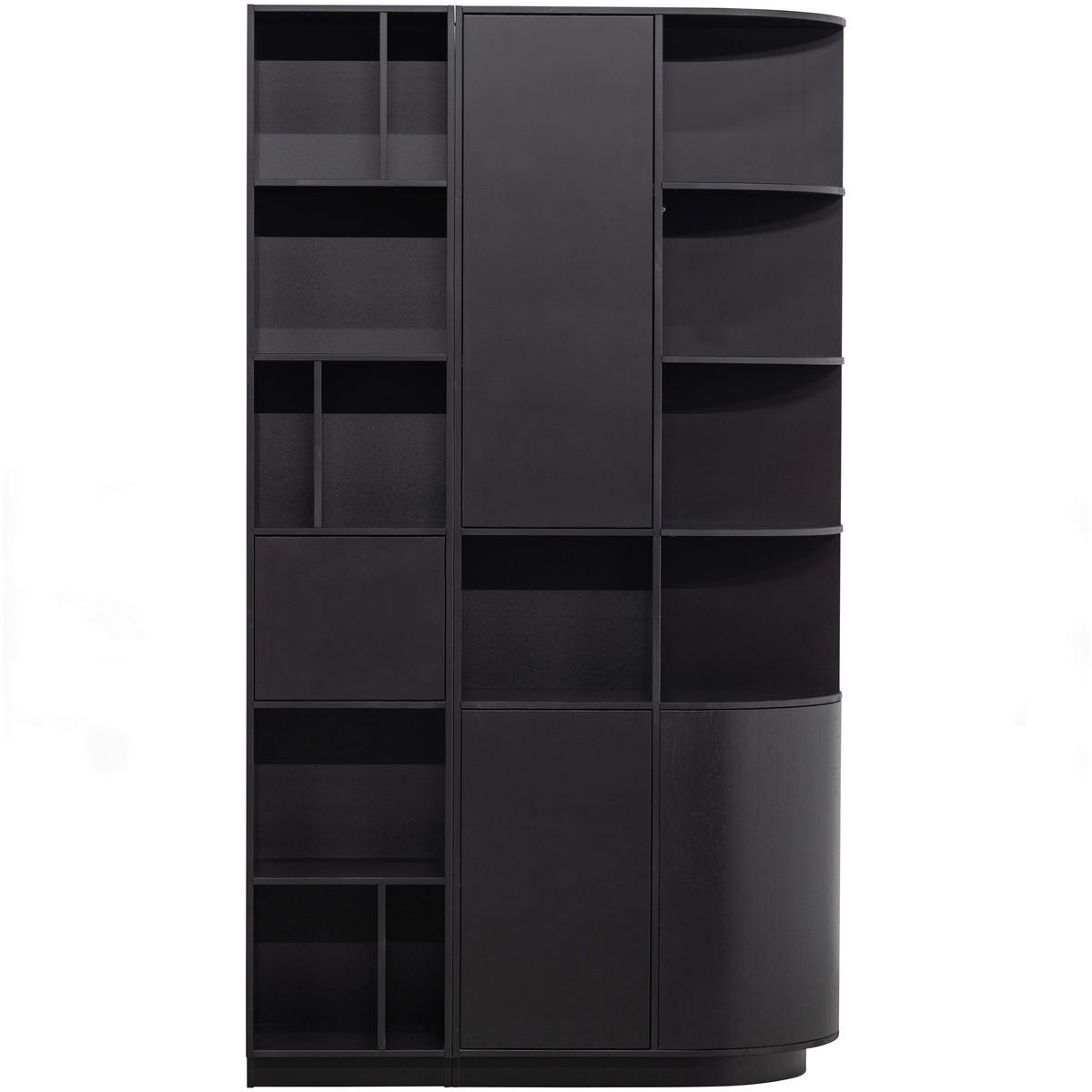 BUFFET 40/210/40 cm  in  - Schwarz, Design, Holz (40/210/40cm) - Livetastic