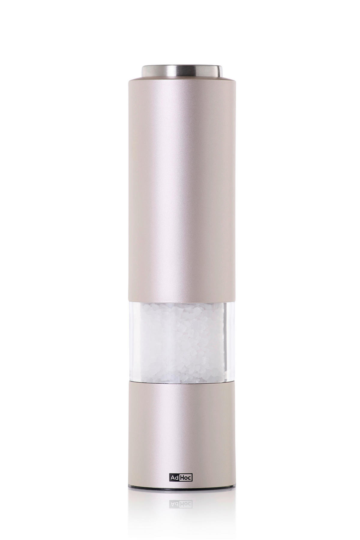 SALZ- ODER PFEFFERMÜHLE EMILL  - Hellgrau, Design, Keramik/Kunststoff (5/21,5cm) - AdHoc