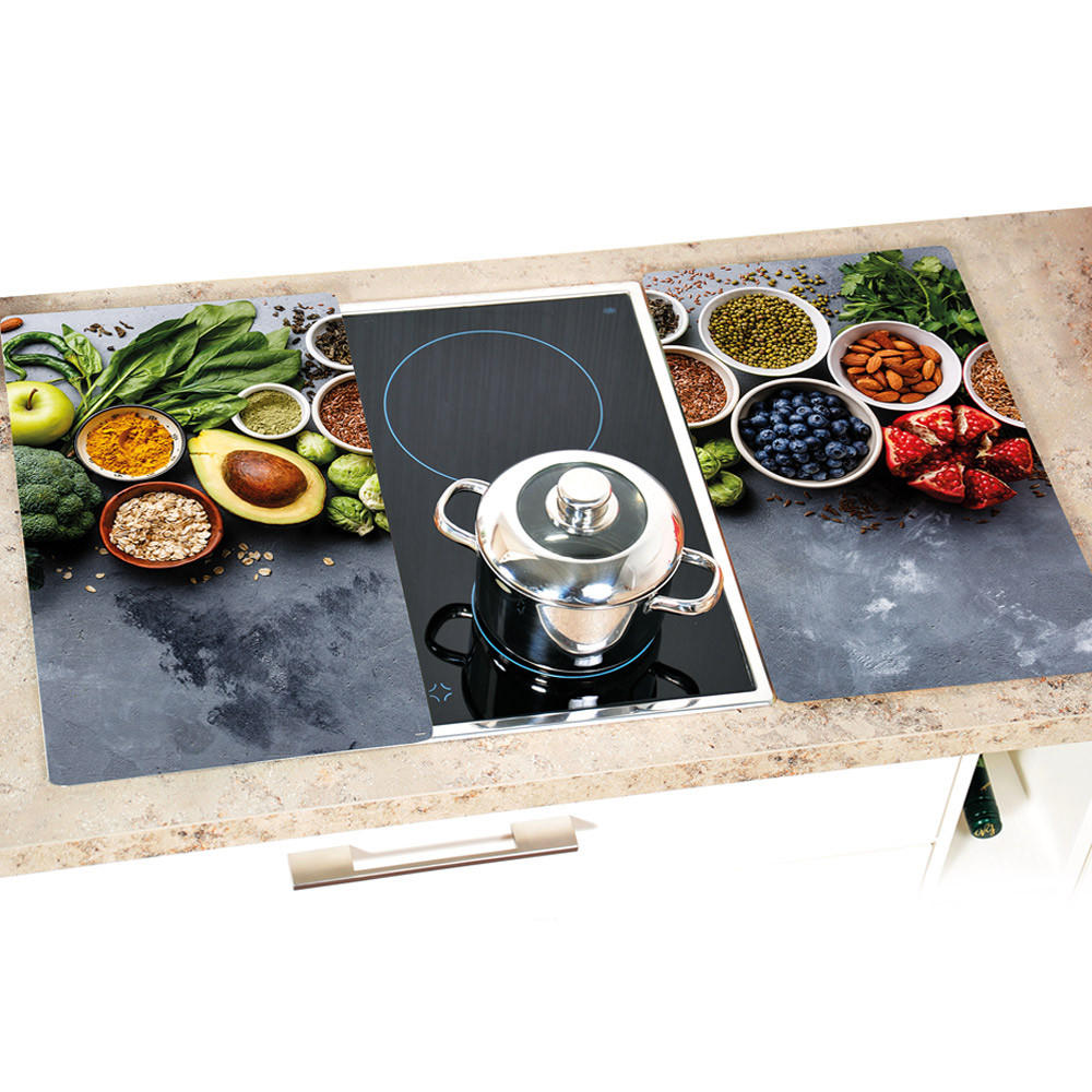 HERDABDECKPLATTE - Basics, Glas (52/30/0,80cm) - Kesper
