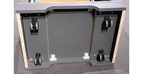 ROLLCONTAINER 54/62/39 cm  - Graphitfarben/Eiche Artisan, KONVENTIONELL, Holzwerkstoff/Metall (54/62/39cm) - Carryhome