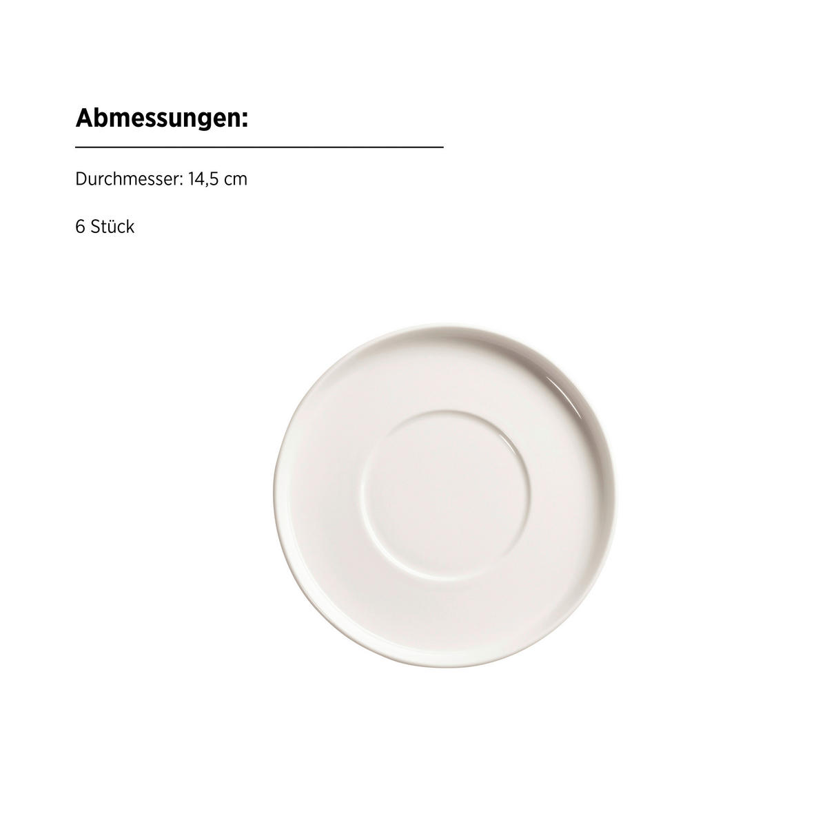 KAFFEESERVICE Weiß Sita 18-teilig  - Weiß, Trend, Keramik - Mäser