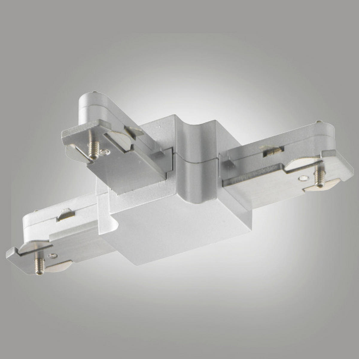 SCHIENENSYSTEM-VERBINDER m6 HV Track 6 10,7/6,5/2,2 cm  - Nickelfarben, Basics, Metall (10,7/6,5/2,2cm) - Fischer & Honsel