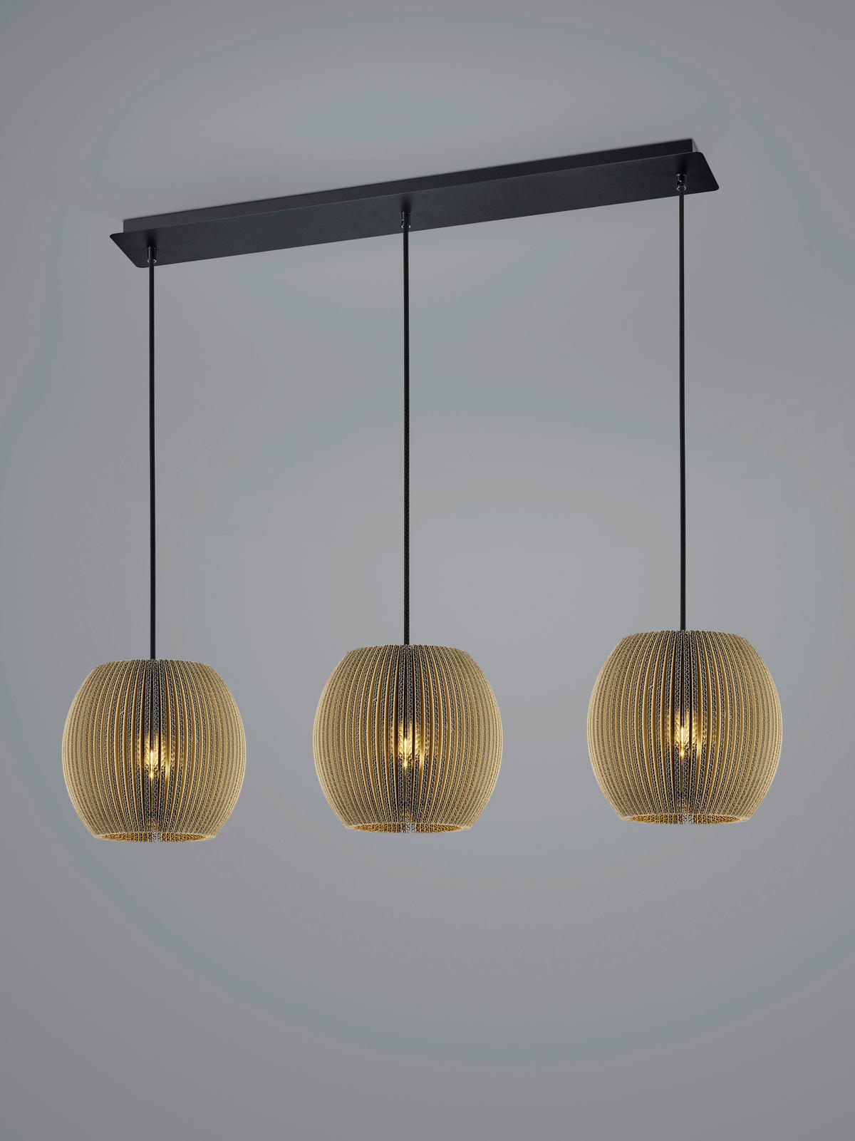 HÄNGELEUCHTE 150 cm  - Naturfarben, MODERN, Karton (150cm) - Hell
