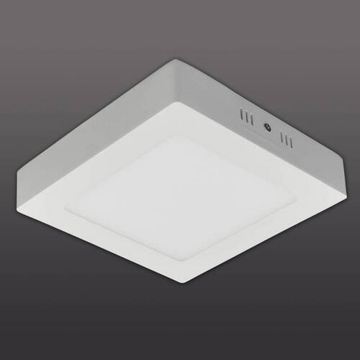 LED-DECKENLEUCHTE  17 cm  - Weiß, Design, Kunststoff/Metall (17cm) - Näve