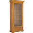 VITRINE Kirschbaum, Linde furniert, massiv Kirschbaumfarben - Kirschbaumfarben/Goldfarben, LIFESTYLE, Glas/Holz (43/200/122cm) - Selva