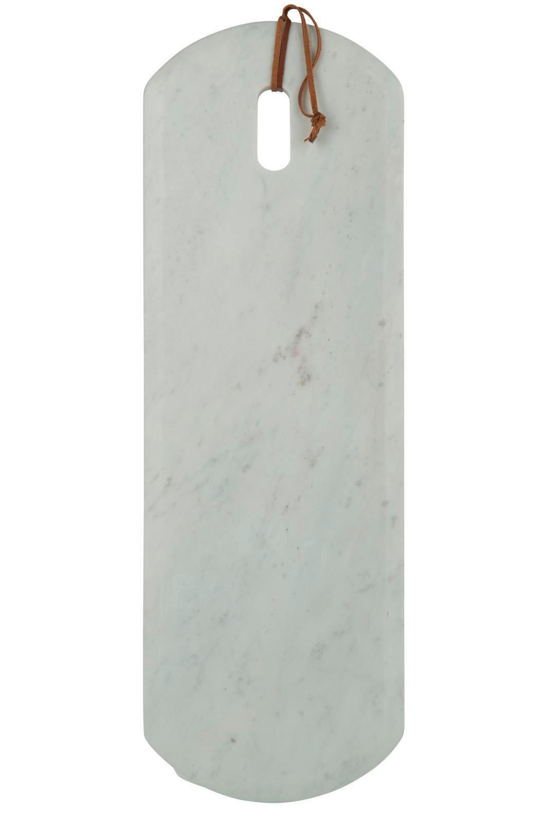 SCHNEIDEBRETT 60/20/2 cm  - Weiss, Basics, Stein (60/20/2cm) - Ambia Home