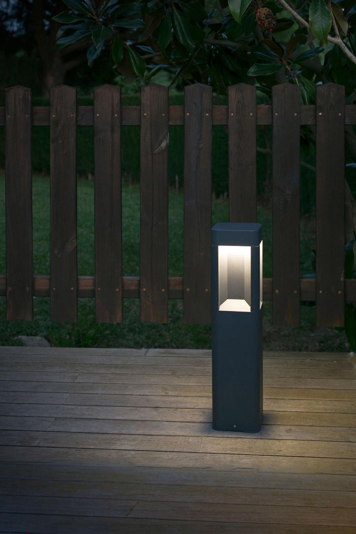 SOCKELLEUCHTE 12/12/50 cm   - Dunkelgrau, Design, Metall (12/12/50cm)