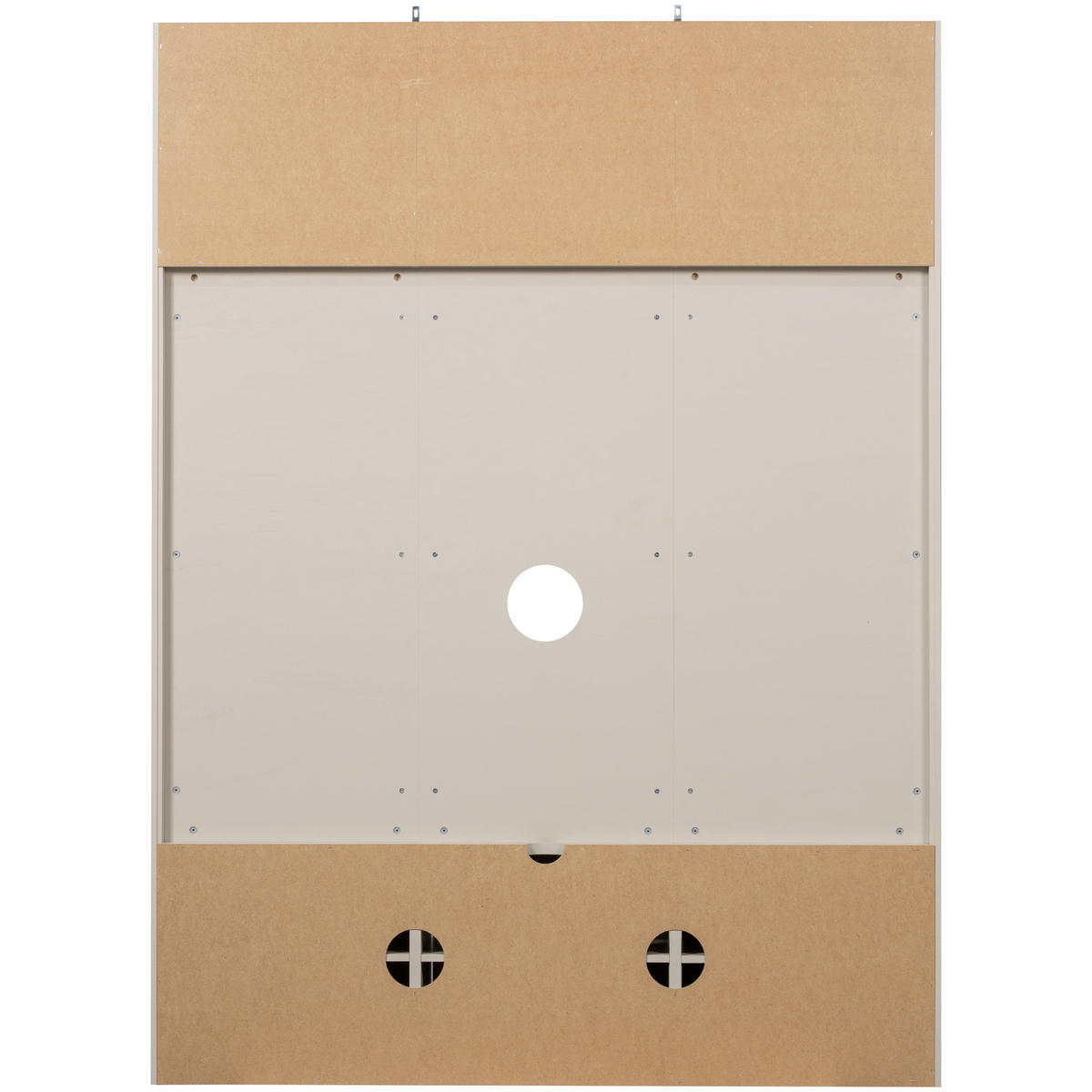 WOHNWAND  in Grau  160/215/40 cm  - Grau, Design, Holz (160/215/40cm) - Livetastic