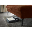 WOHNLANDSCHAFT in Webstoff Rostfarben  - Rostfarben/Schwarz, Design, Textil/Metall (157/354/208cm) - Dieter Knoll