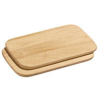 SCHNEIDEBRETT-SET Holz  - Hellbraun, Basics, Holz (26/17/3cm) - Zassenhaus