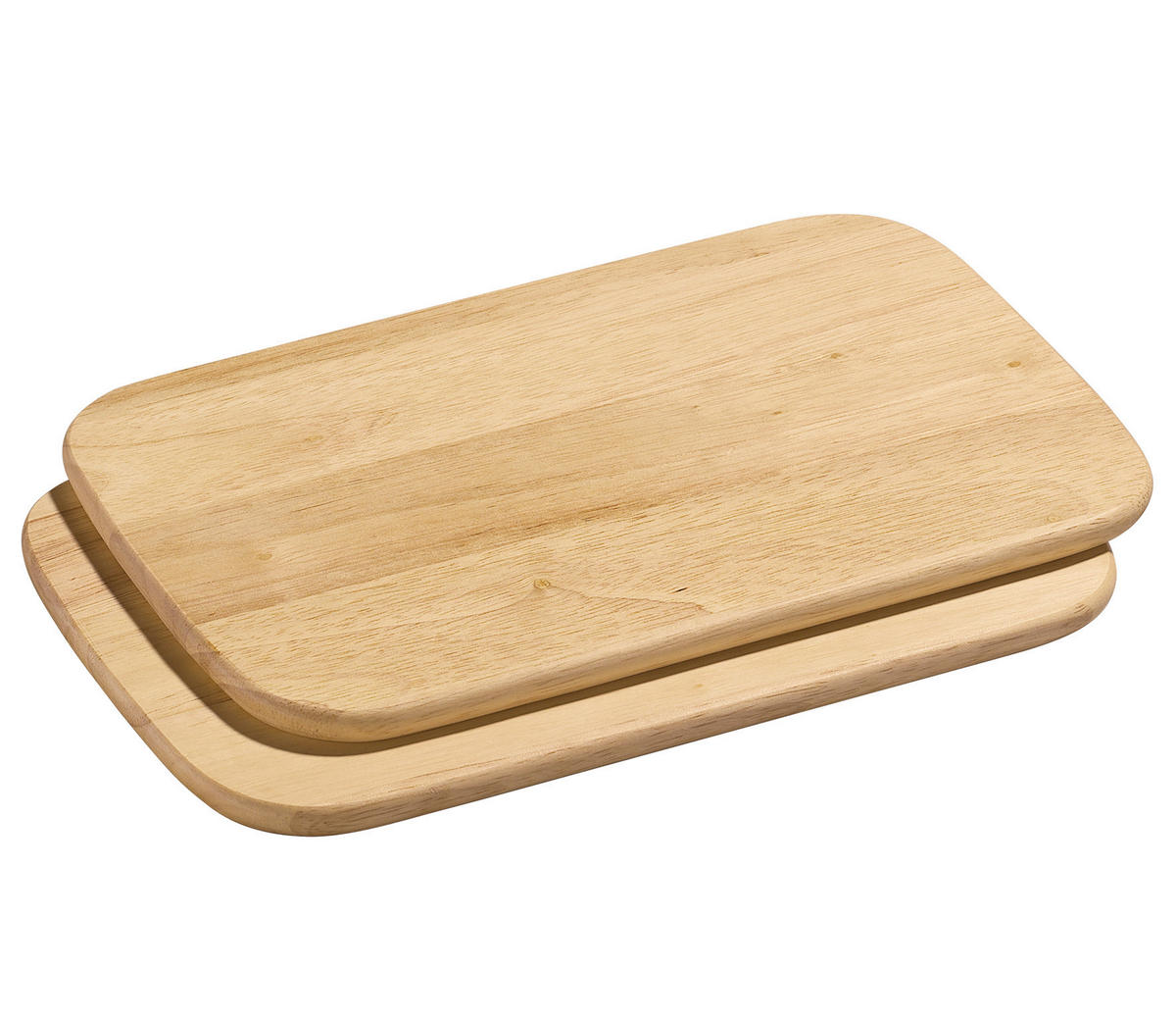 SCHNEIDEBRETT-SET Holz  - Hellbraun, Basics, Holz (26/17/3cm) - Zassenhaus