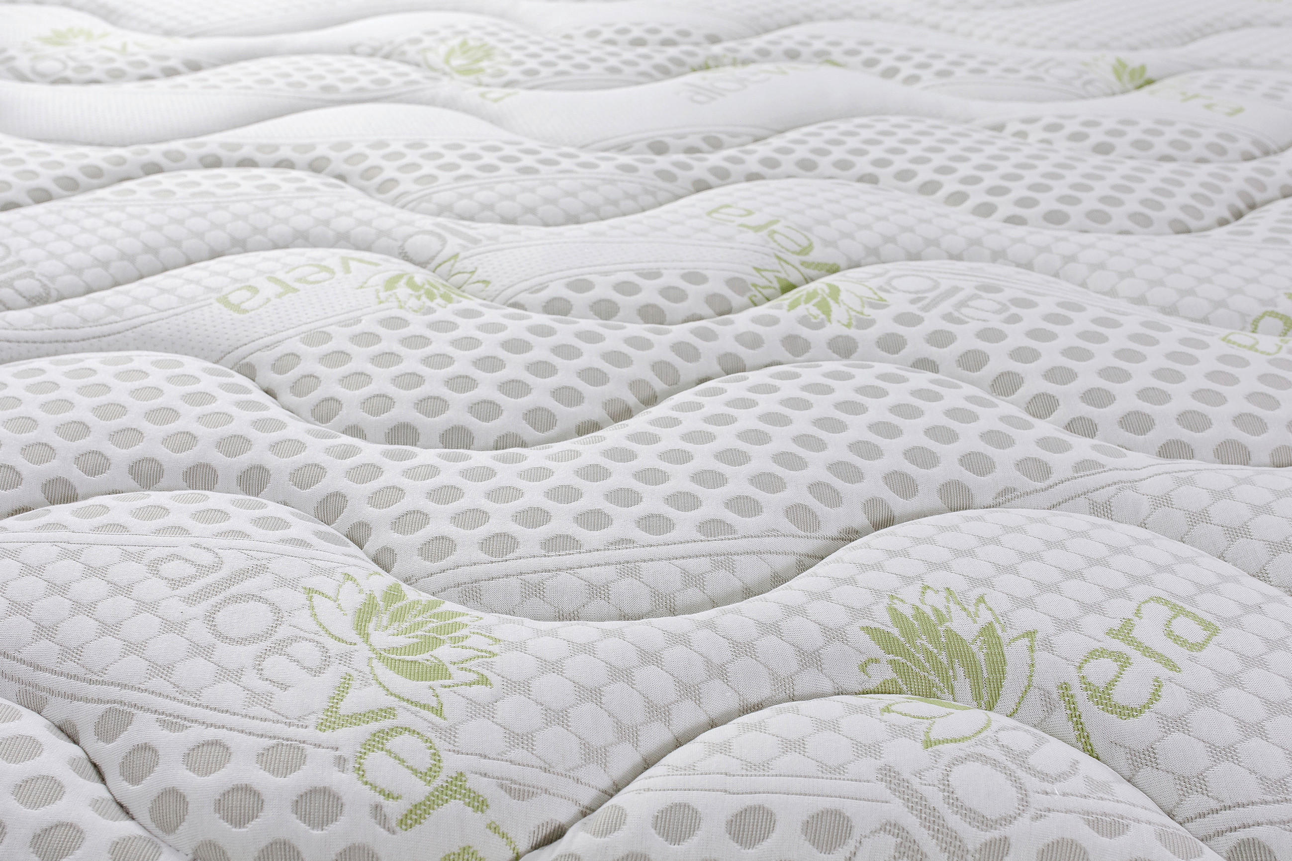 Saltea cu arcuri 160x200 cm  - alb, Basics, textil (160/200cm)