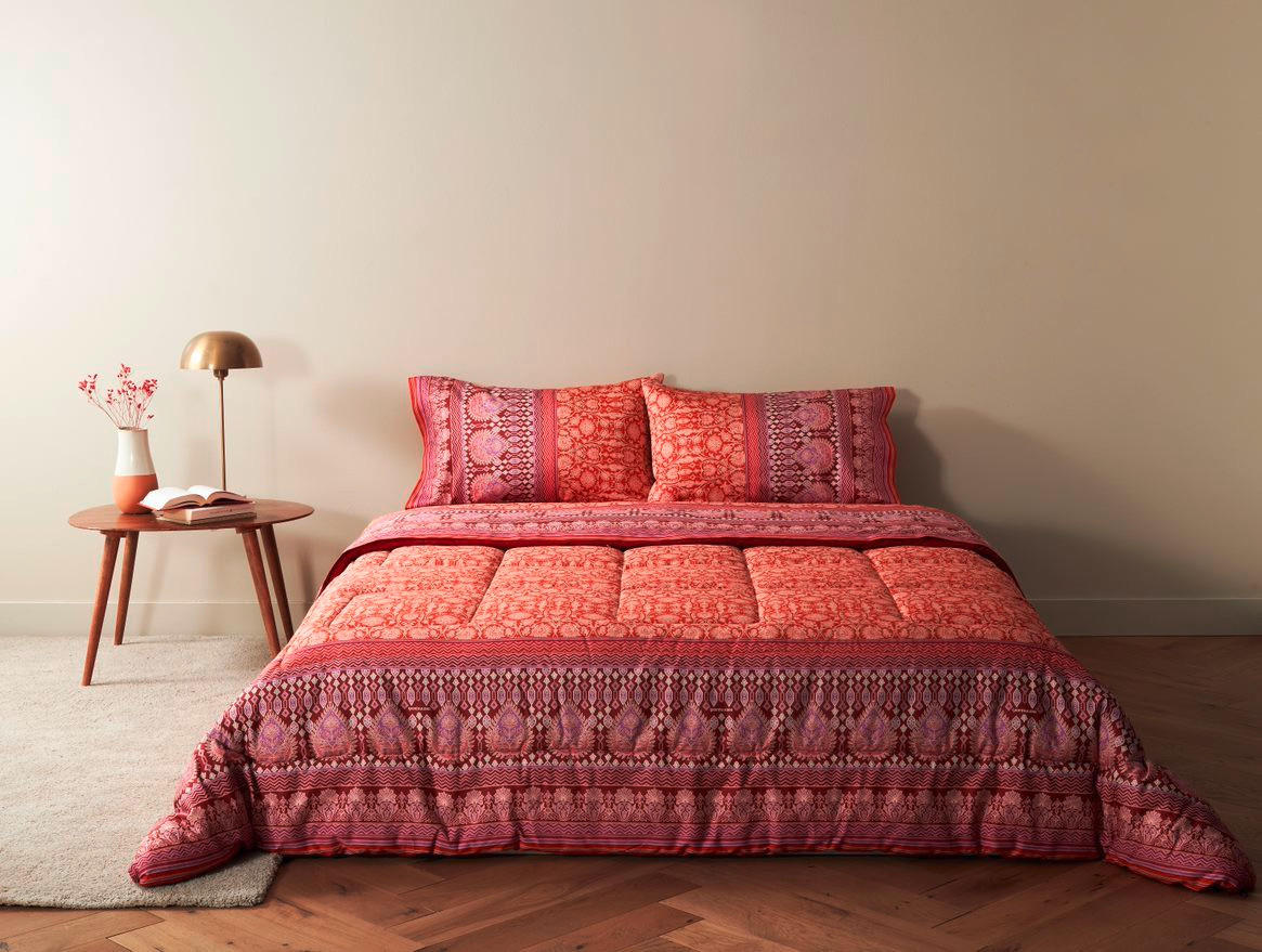 BETTWÄSCHE Mira 155/220 cm - Rot, Basics, Textil (155/220cm) - Bassetti