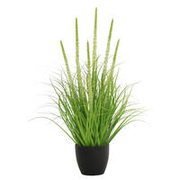 TRAVA DEKORATIVNA  - zelena, Basics, metal/plastika (70cm) - Ambia Home