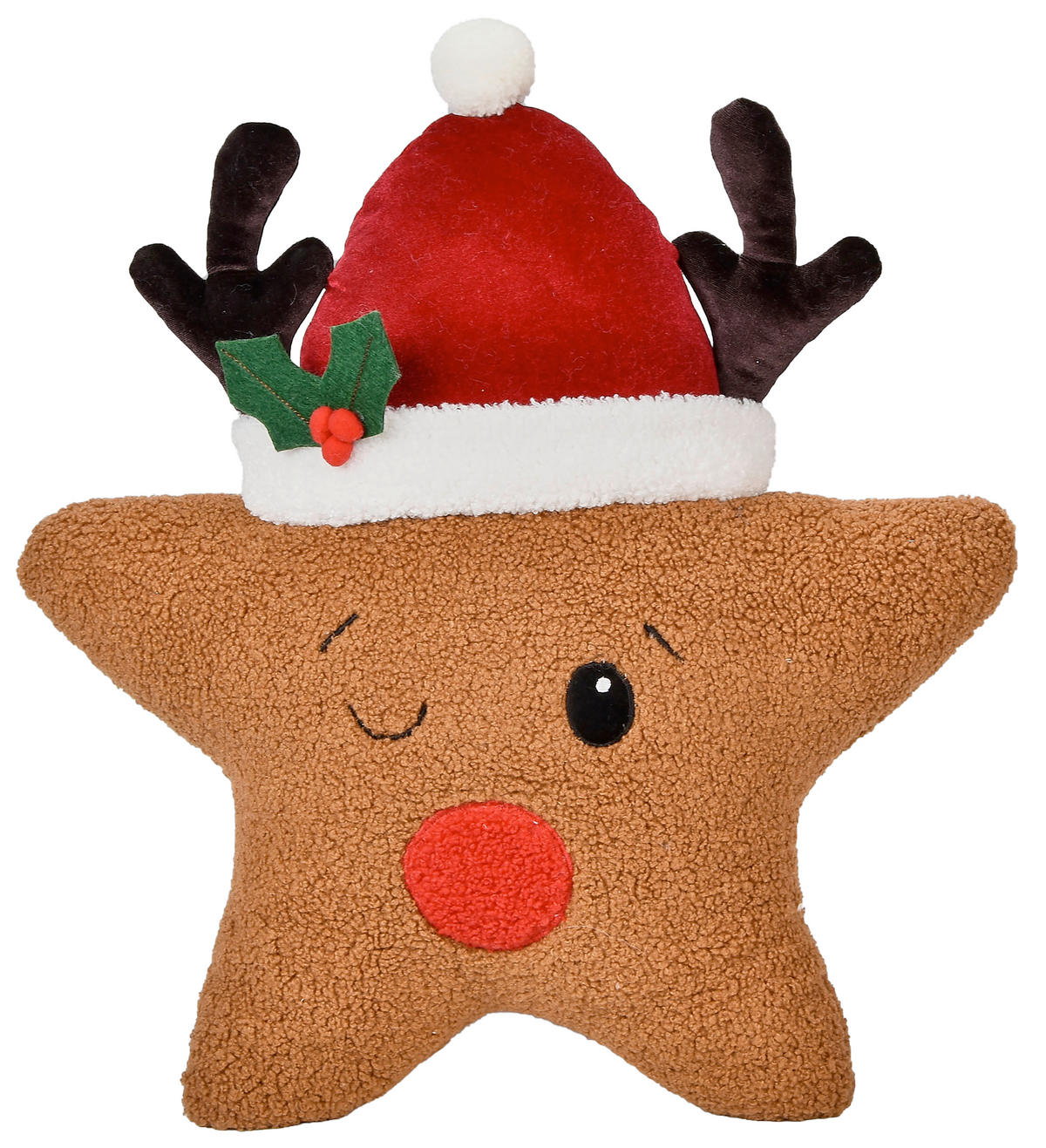 PRYDNADSKUDDE    - röd/brun, Lifestyle, textil (50cm) - X-Mas