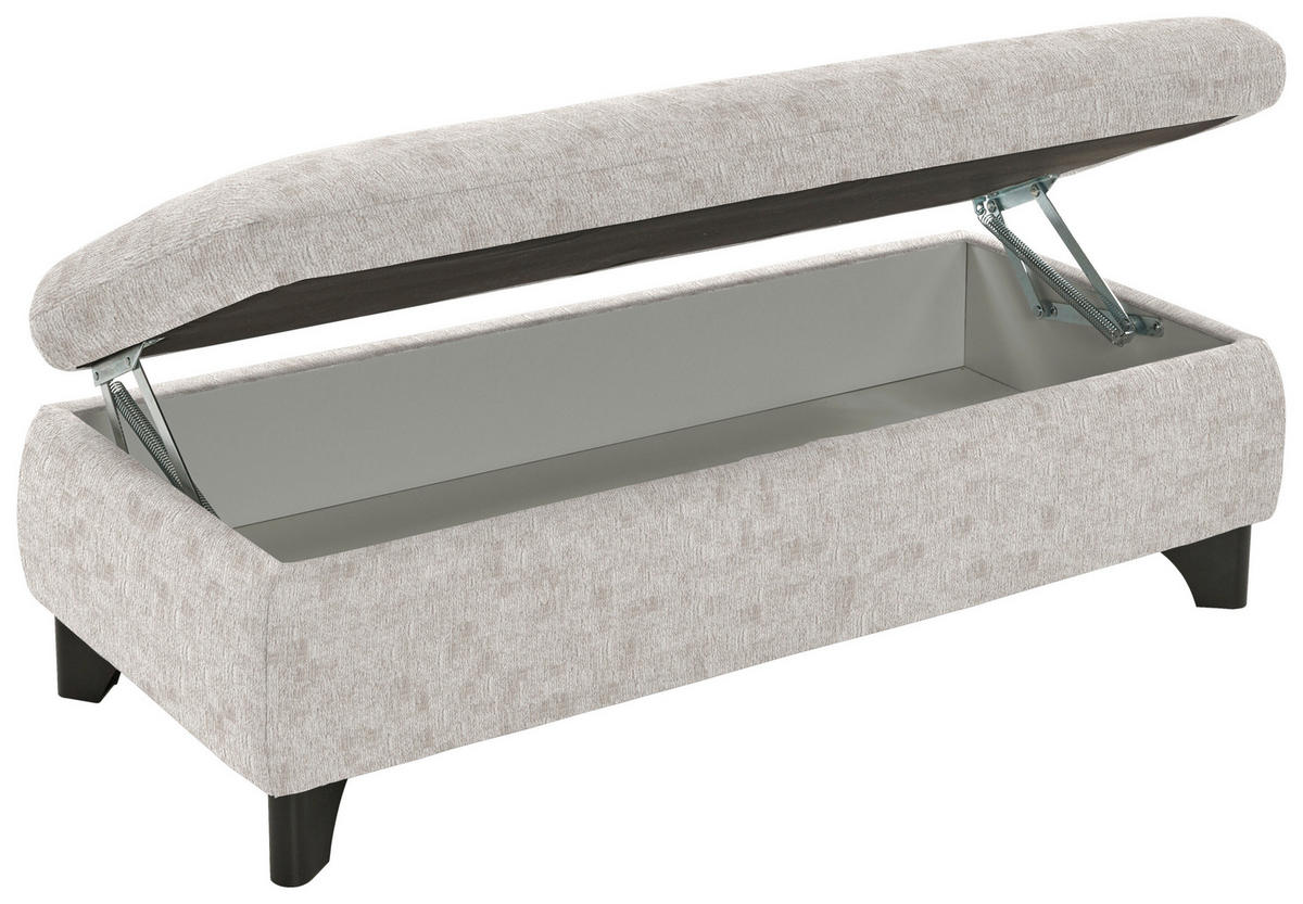 PALL i textil ecru  - svart/ecru, Klassisk, metall/textil (60/45/60cm) - MID.YOU