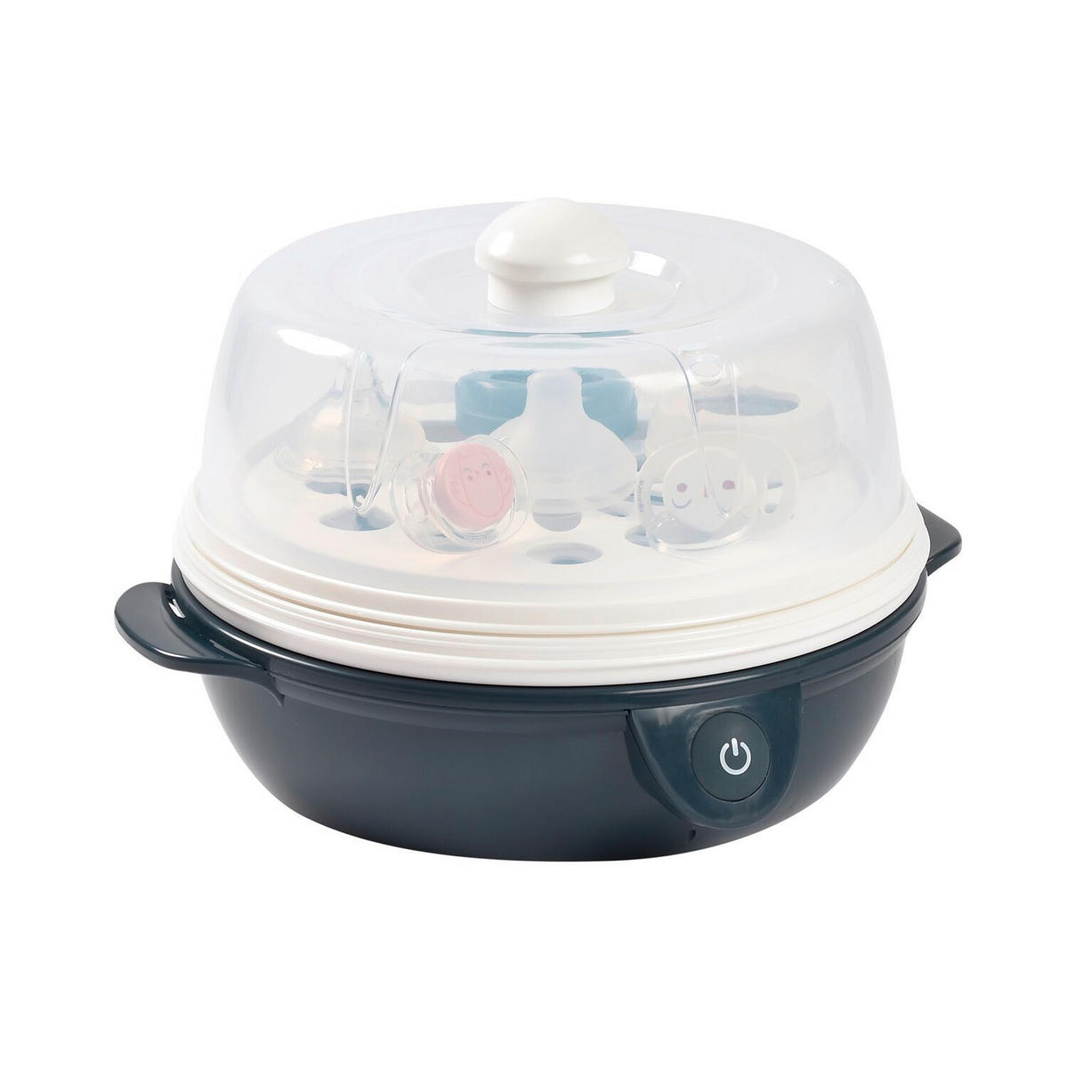 DAMPFSTERILISATOR  - Dunkelblau, Basics, Kunststoff (28.5/25/36cm) - Beaba