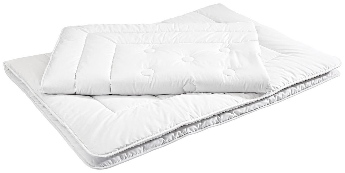 POPLUN CJELOGODIŠNJI 135/200 cm  BRILLIANT UNO  - bijela, Basics, tekstil (135/200cm) - Billerbeck