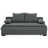 SCHLAFSOFA in Textil Dunkelgrau - Dunkelgrau/Schwarz, KONVENTIONELL, Kunststoff/Textil (207/74-94/90cm) - Venda SCHLAFSOFA in Textil Dunkelgrau - Dunkelgrau/Schwarz, KONVENTIONELL, Kunststoff/Textil (207/74-94/90cm) - Venda