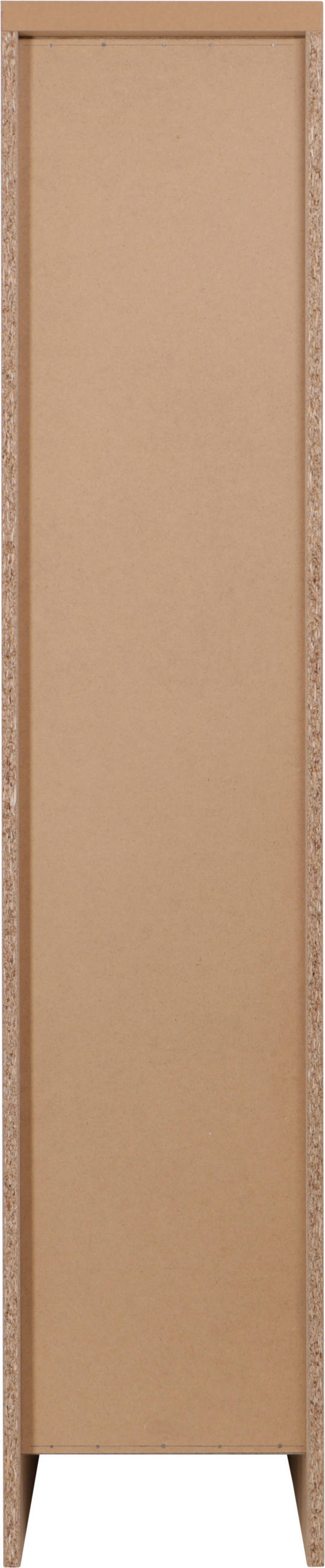 SKÅP MED UTDRAGSFUNKTION 30/144,8/60 cm  i grå, ekfärgad  - silver/grå, Basics, metall/trämaterial (30/144,8/60cm) - Respekta