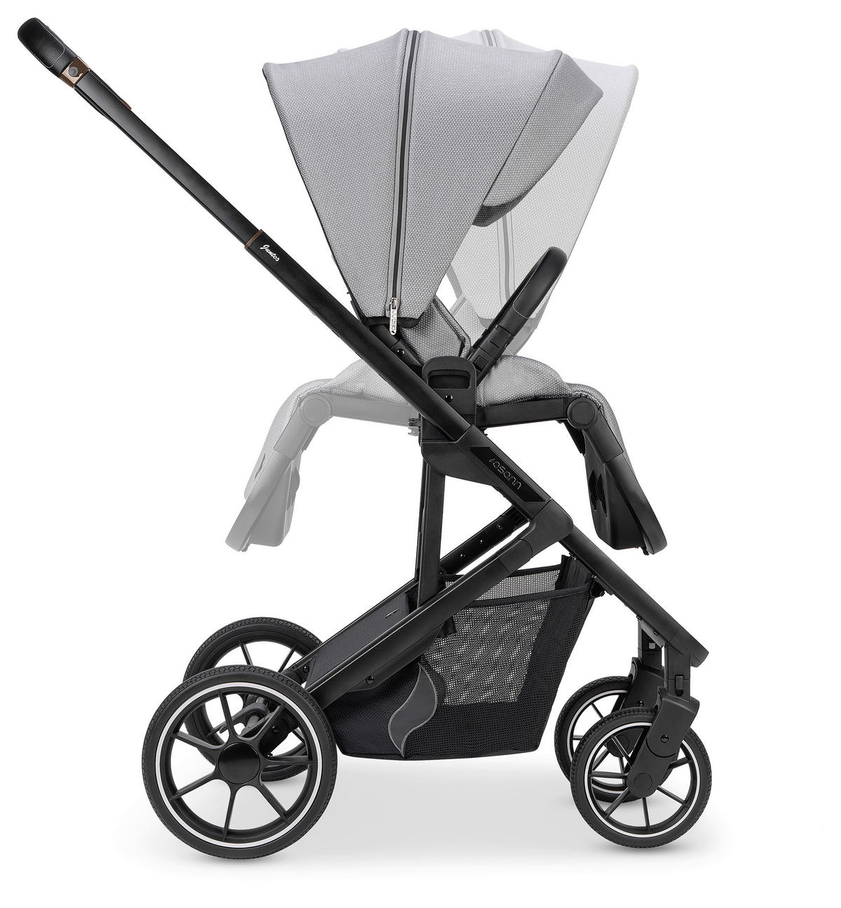 KOMBIKINDERWAGEN  Juntos  Rock  - Hellgrau, Basics (84/97,5/53,5cm) - Osann