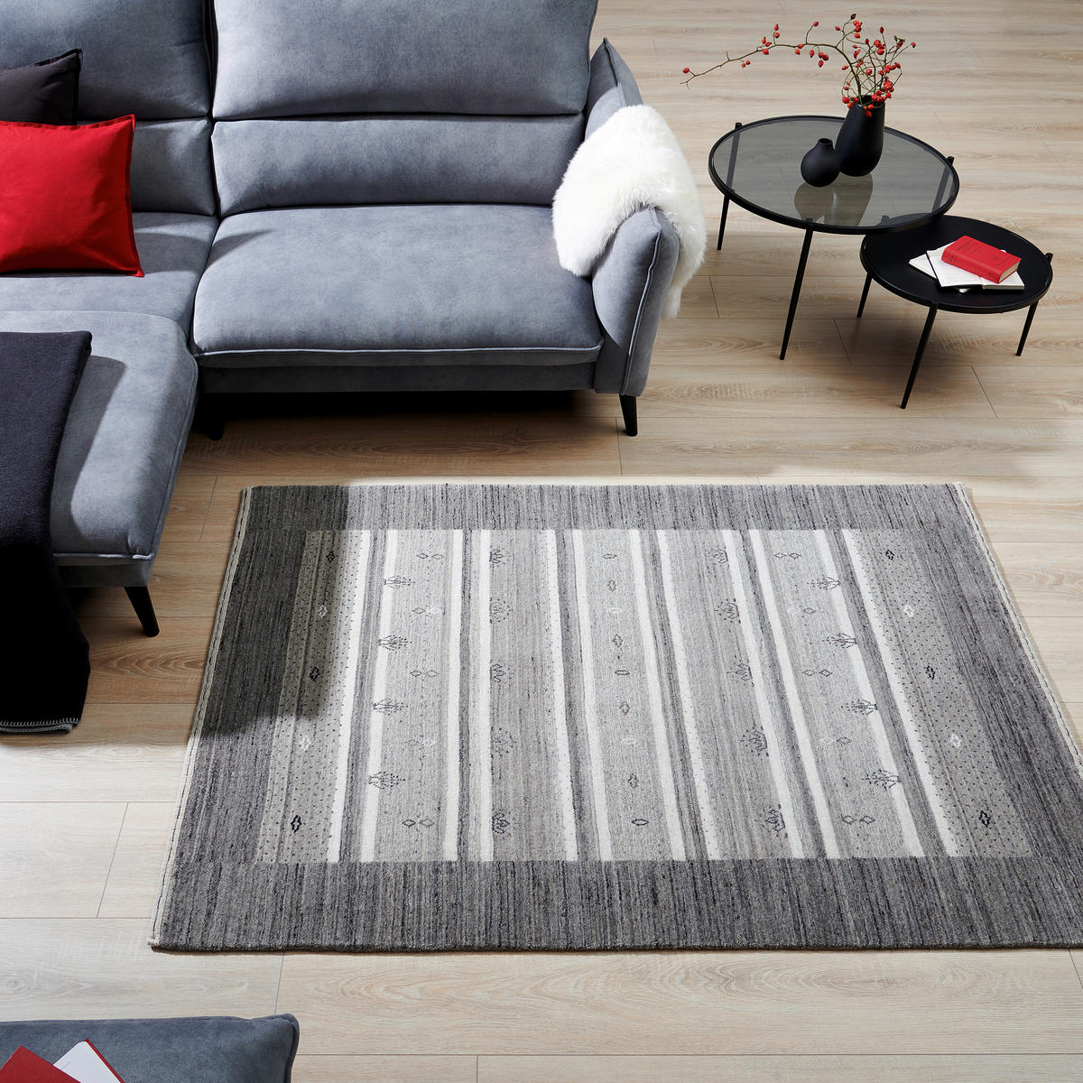 ORIENTTEPPICH 120/180 cm Savannah Grau  - Grau, LIFESTYLE, Textil (120/180cm) - Cazaris