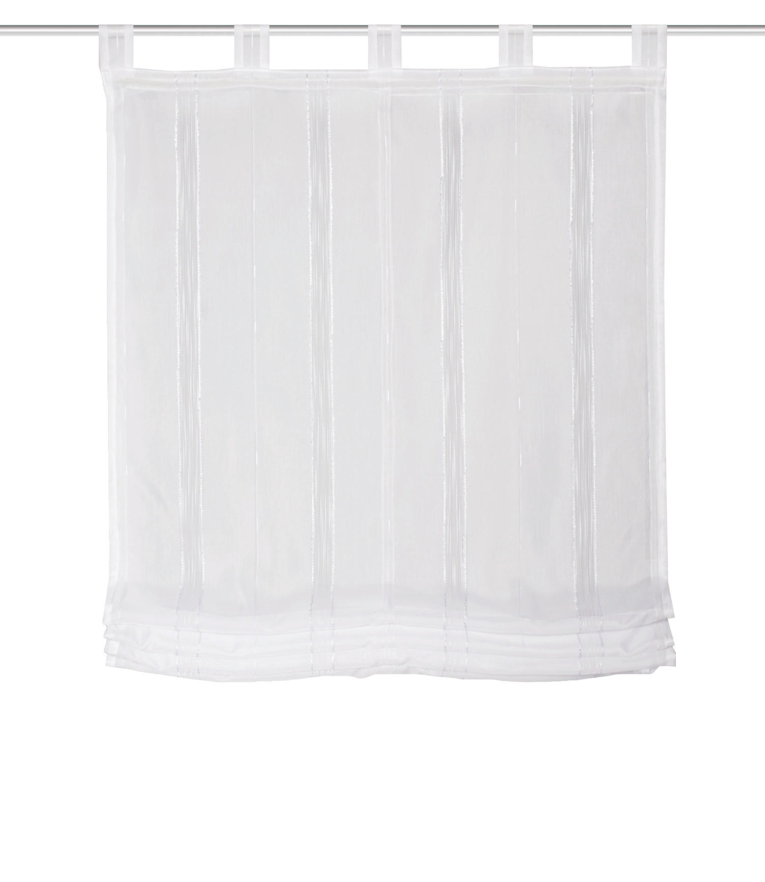 RAFFROLLO 140/140 cm  - Weiß, KONVENTIONELL, Textil (140/140cm)