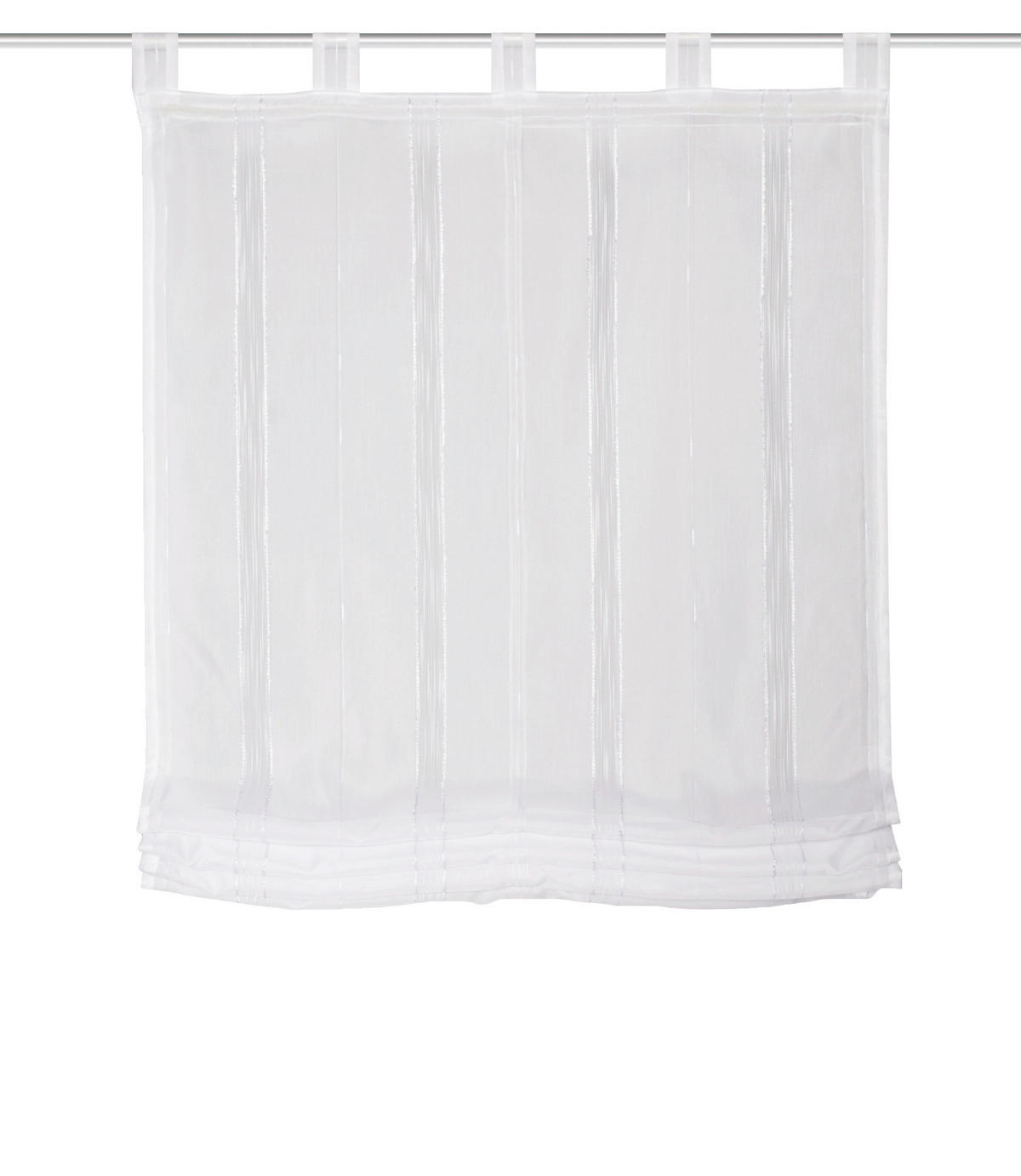 RAFFROLLO 120/140 cm  - Weiß, KONVENTIONELL, Textil (120/140cm)