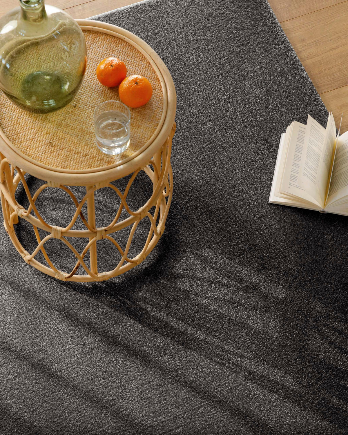 WEBTEPPICH  Wohnzimmer 200/290 cm Vegas Anthrazit rechteckig  - Anthrazit, KONVENTIONELL, Textil (200/290cm) - Esprit