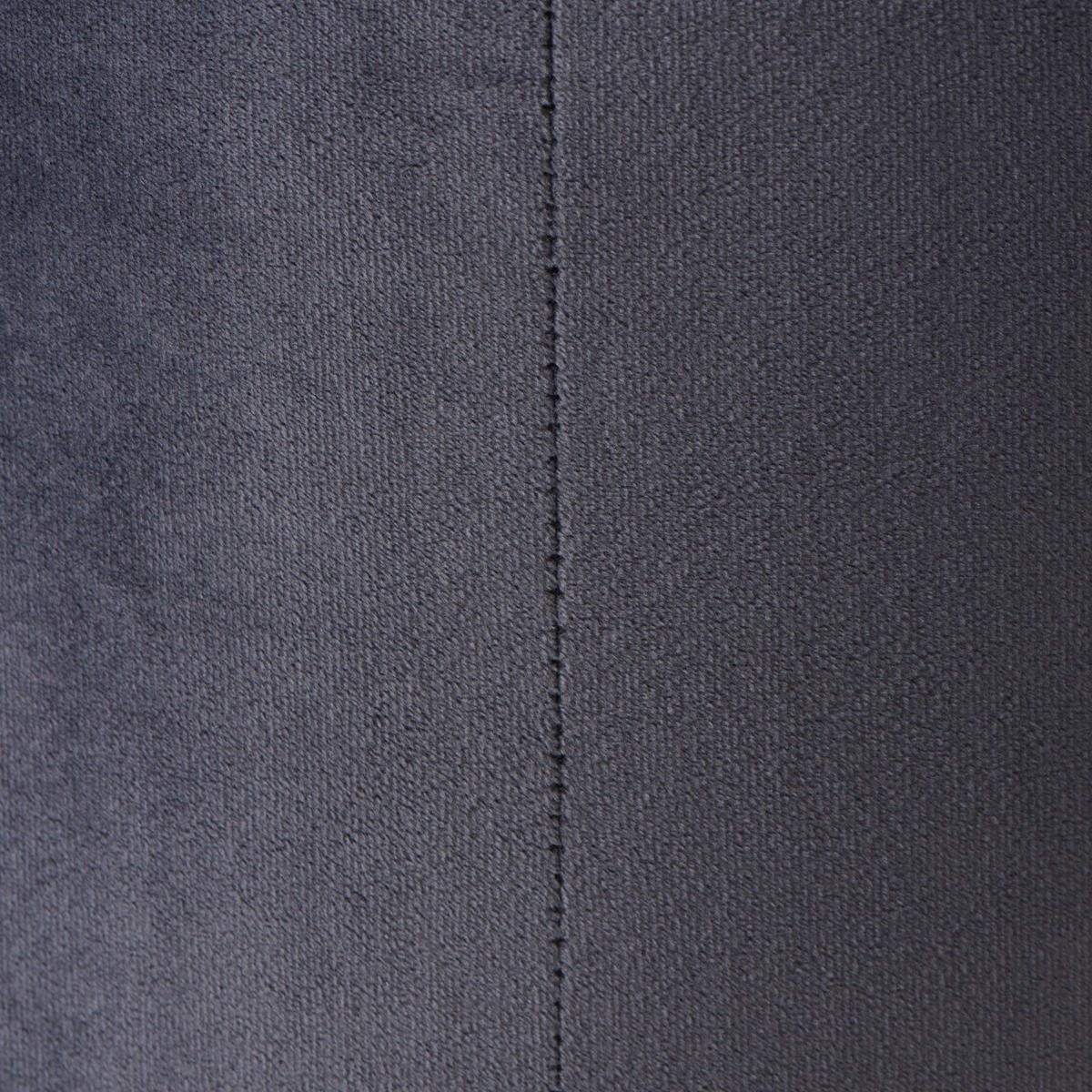 HOCKER in Metall, Textil Grau, Chromfarben  - Chromfarben/Grau, Trend, Textil/Metall (35/42/35cm) - Xora
