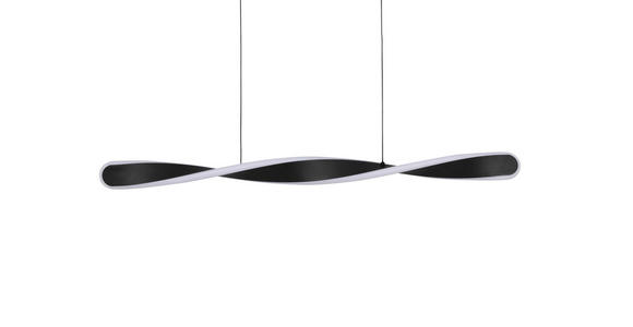 LED-HÄNGELEUCHTE 89/6/150 cm  - Schwarz, Design, Kunststoff/Metall (89/6/150cm) - Novel
