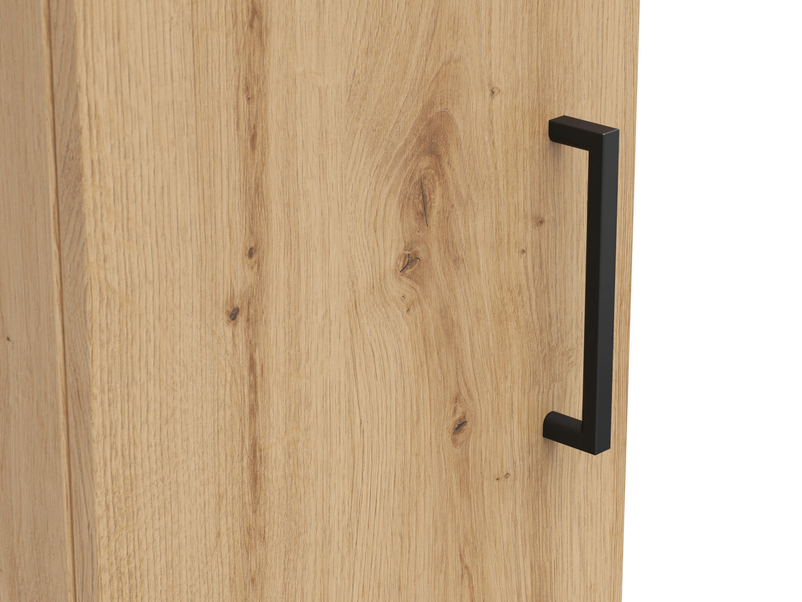 MEHRZWECKSCHRANK 30/115/40 cm  in Eiche Artisan  - Anthrazit/Schwarz, MODERN, Holzwerkstoff/Kunststoff (30/115/40cm) - Carryhome