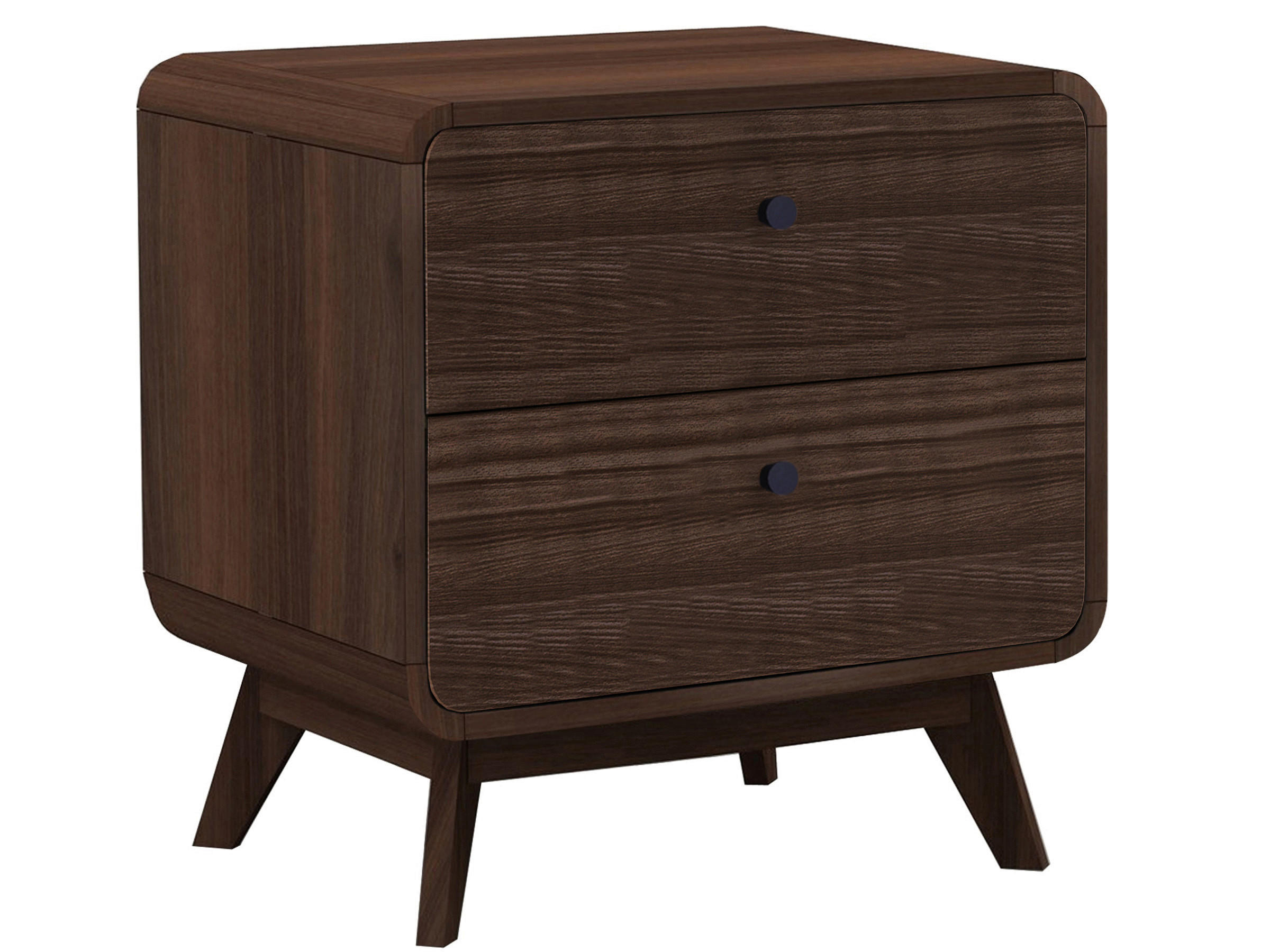 NACHTTISCH 51/53/39 cm  - Walnussfarben, Design, Holz/Holzwerkstoff (51/53/39cm) - MID.YOU