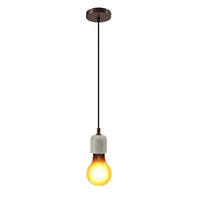 ZÁVĚSNÉ SVÍTIDLO, 10,5/10,5/36 cm  - bílá, Trend, kov/kámen (10,5/10,5/36cm) - P & B